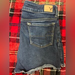 american eagle jean cut off shorts
